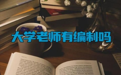 大学老师有编制吗 大学老师需要什么条件