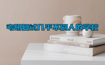 考研复试几乎不刷人的学校 考研复试都考什么