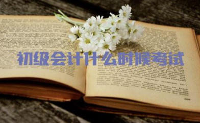 初级会计什么时候考试2024年 考初级会计难度高吗