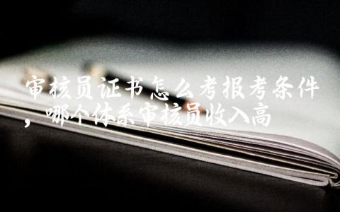 审核员证书怎么考报考条件 哪个体系审核员收入高