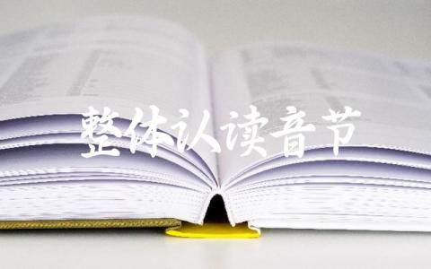 常见的整体认读音节有哪些 如何快速掌握整体认读音节