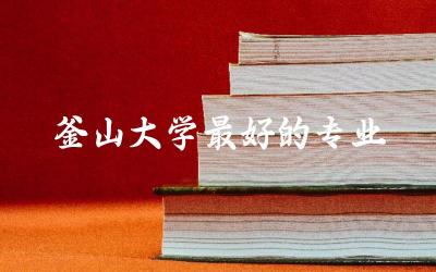 韩国釜山大学最好的专业有哪些 釜山大学含金量高吗