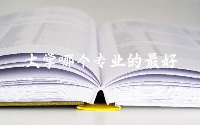 大学哪个专业的最好就业(本科) 2024新高考如何填报志愿