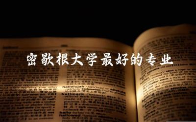 密歇根大学最好的专业推荐 密歇根大学国内认可度高吗