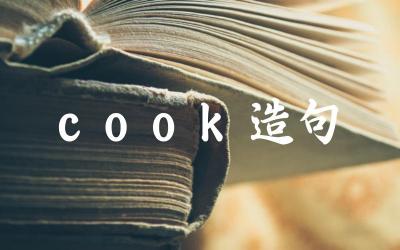 使用“cook”的简单与复杂造句 “cook”在不同语境下的应用