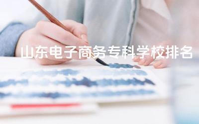 山东电子商务专科学校排名榜 电子商务专科生好就业吗