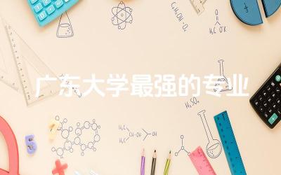 广东大学最强的专业是什么 广东大学可以修双学位吗