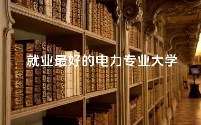 盘点就业最好的电力专业大学 电力专科生好就业吗