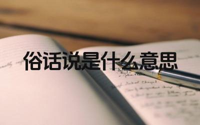俗话的文化内涵与来源 俗话在日常交流中的应用