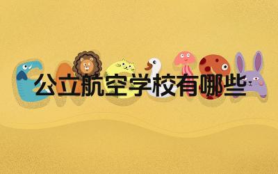 全国公立航空学校名单 公立航空学校的优势有哪些