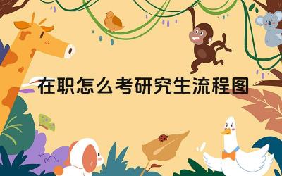 在职考研报名流程 在职考研考试科目及时间安排