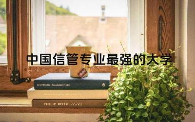 中国信管专业最强的大学推荐 信管专业属于低档次吗