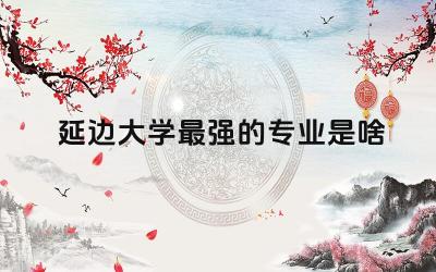 延边大学最强的专业是啥 延边大学一般单位认可吗