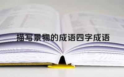 描写景物的成语四字成语 如何运用描写景物的成语写作