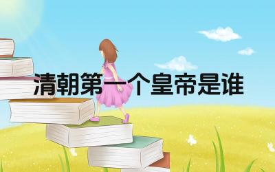 清朝第一个皇帝是谁 清朝的都城在哪里
