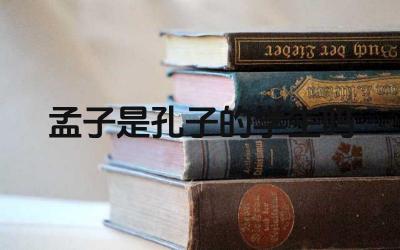 孟子是孔子的学生吗 孟子对儒家思想的发展做出了哪些贡献