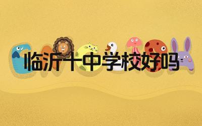 临沂十中学校好吗 临沂十中学的教学质量和师资力量如何