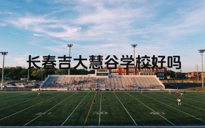 长春吉大慧谷学校的教学质量如何 长春吉大慧谷学校的师资力量怎么样