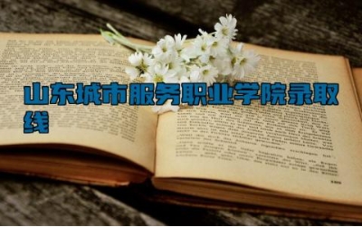山东城市服务职业学院录取线 山东城市服务职业学院比较好的专业有哪些