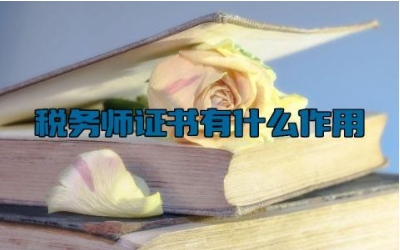税务师证书有什么作用 税务师证书有效期多久