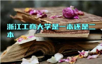 浙江工商大学是一本还是二本 浙江工商大学和浙江财经大学有什么区别