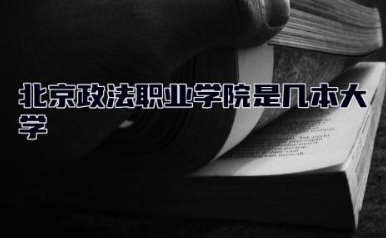 北京政法职业学院是几本大学 北京政法职业学院有什么专业好