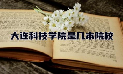 大连科技学院是几本院校 大连科技学院热门专业有哪些