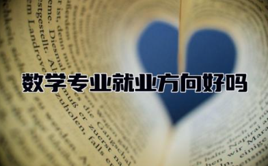 数学专业就业方向好吗 数学专业是冷门专业吗