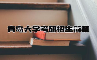 2024青岛大学考研招生简章 青岛大学考研难度大吗