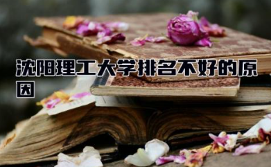 沈阳理工大学排名不好的原因 沈阳理工大学王牌专业