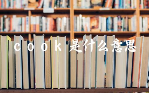 cook是什么意思 “cook”有哪些常见的用法