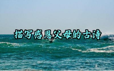 描写感恩父母的古诗 小雪诗词中常见的意象有哪些