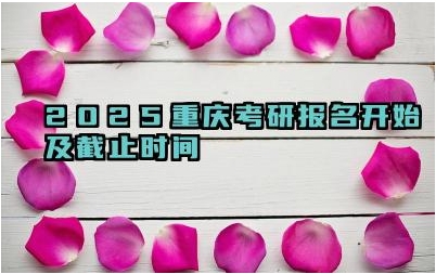 2025重庆考研报名开始及截止时间 重庆考研报名时如何填写考生信息