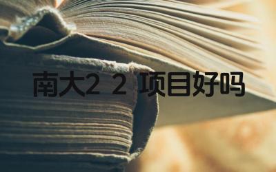 2024南大2+2项目好吗 南大2+2项目的师资力量如何