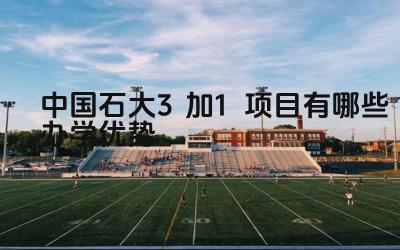 2024中国石大3加1项目有哪些办学优势 中国石大3+1项目的师资力量如何
