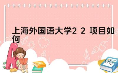 2024上海外国语大学2+2项目如何 上海外国语大学2+2项目的师资力量如何