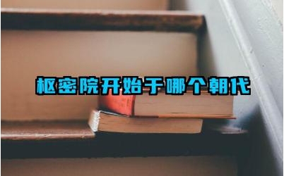 枢密院开始于哪个朝代 枢密院与其他中央机构有什么区别