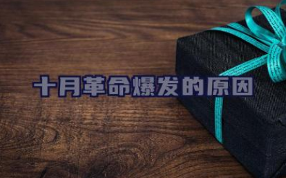 十月革命爆发的原因 十月革命对中国革命的影响