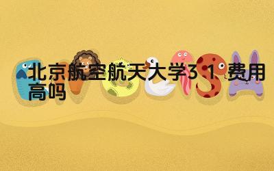 2024北京航空航天大学3+1费用高吗 北航3+1项目的学费包含哪些内容