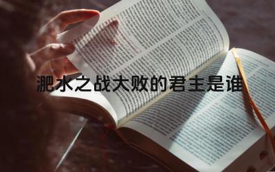 淝水之战大败的君主是谁 淝水之战导致了哪个朝代的衰落