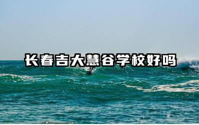 长春吉大慧谷学校好吗 长春吉大慧谷学校值得上吗