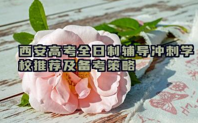 西安高考全日制辅导冲刺学校推荐及备考策略