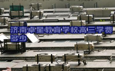 济南卓星教育学校高三学费多少 学校的收费涵盖多种课程类型