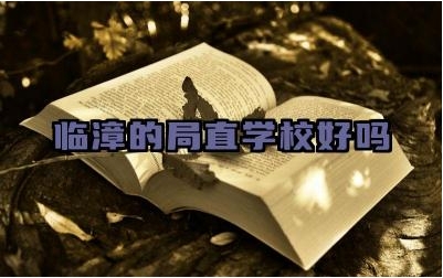 临漳的局直学校好吗 临漳的局直学校的教学水平如何