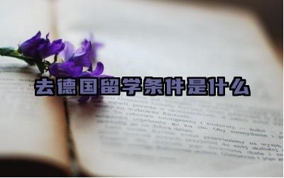 去德国留学条件是什么 去德国留学条件的优势有哪些