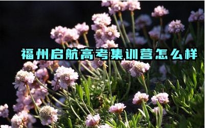 福州启航高考集训营怎么样 福州启航高考集训营怎么选