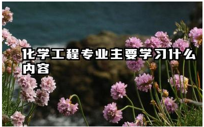 化学工程专业核心知识有哪些 化学工程专业主要学习什么内容