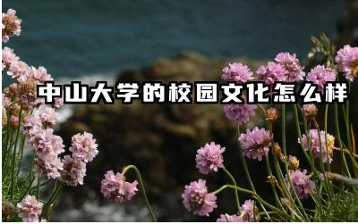 中山大学有哪些特色的校园文化活动 中山大学校园文化对学生有何影响