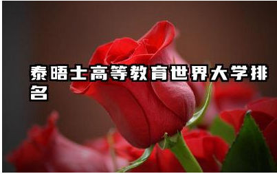 泰晤士高等教育世界大学排名榜 泰晤士世界大学排名权威吗