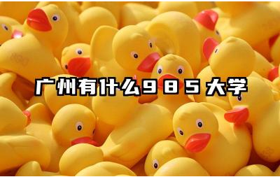 广州有什么985大学 广州就业前景好的专业排行榜